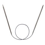 Спицы круговые ⌀4.5 мм, 40 см, 1 шт, серебристые, Prym 212150