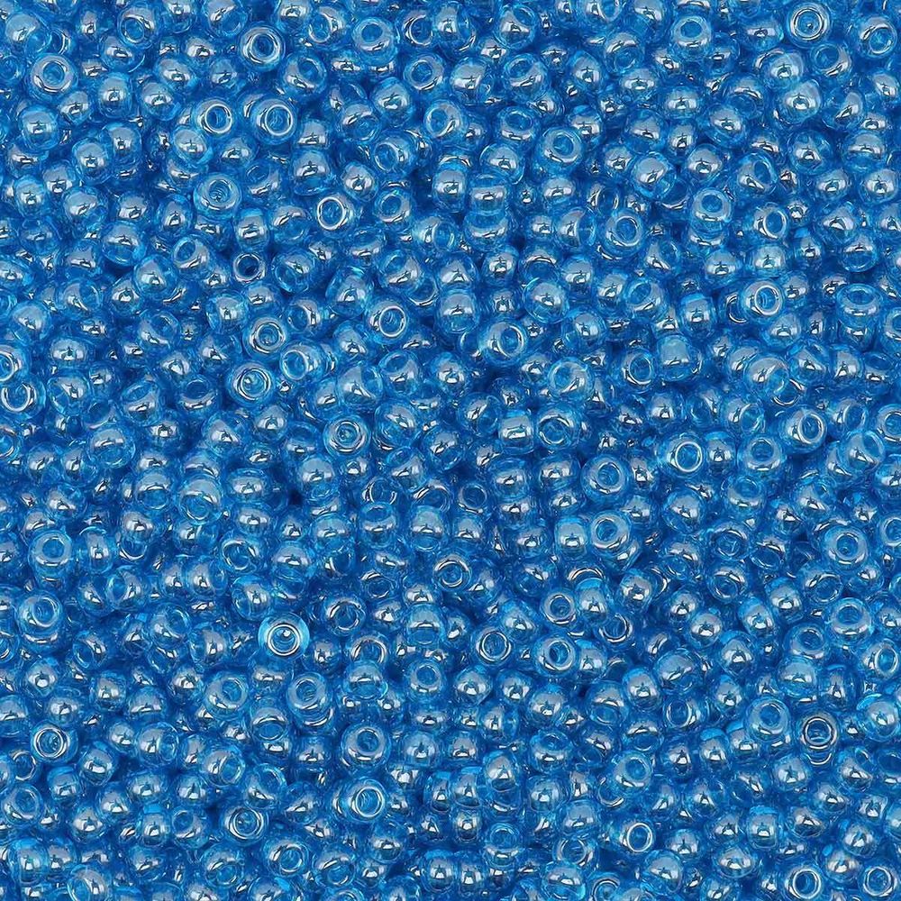 Бисер Preciosa прозрачный блестящий 10/0 (2.3 мм), круг.отв, 50 г, (66030)