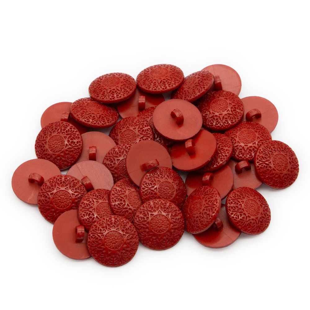 Пуговицы на ножке 22 мм (160 бордо), 36 шт