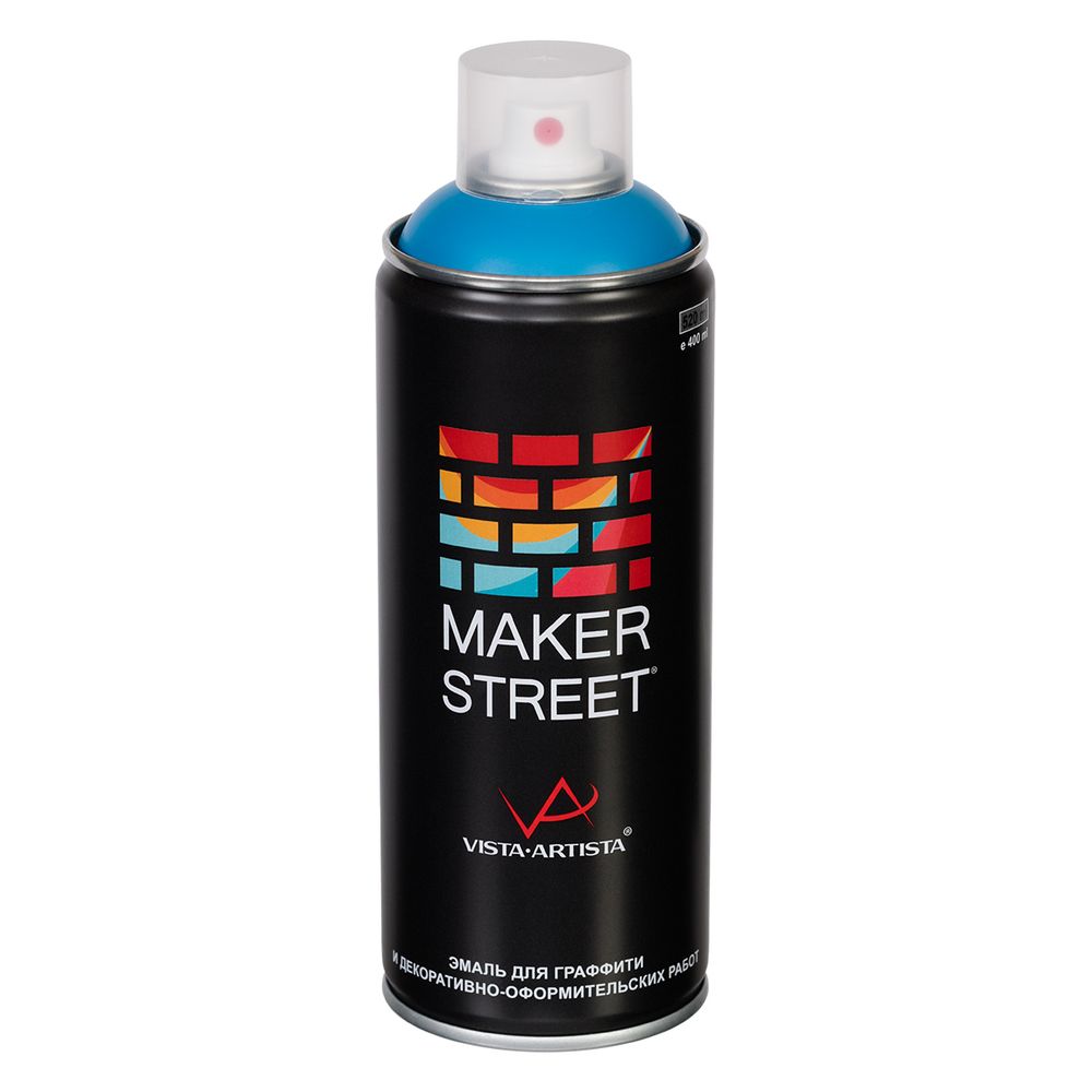 Эмаль для граффити 400 мл, 507 Синяя тушь, Makerstreet, MS400