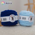 Пряжа Astra Premium (Астра Премиум) Плюшевая / уп.2 мот. по 100 г, 80 м, 620 синий