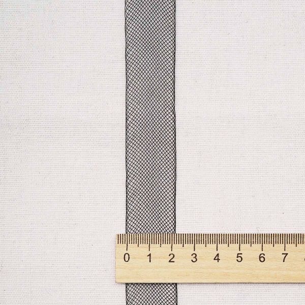 Кринолин мягкий 20.0 мм / 13.72 метра, черный, 3AR3069