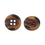 Пуговицы 4 прокола 28L=18 мм, col. B коричневый, 72 шт, CN2832