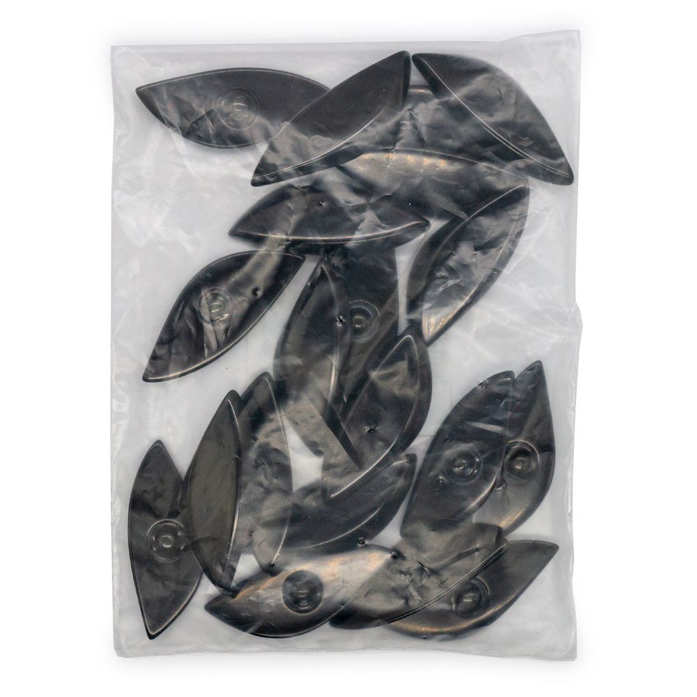 Пуговицы на ножке 3.01-072-57, черный, 20 шт