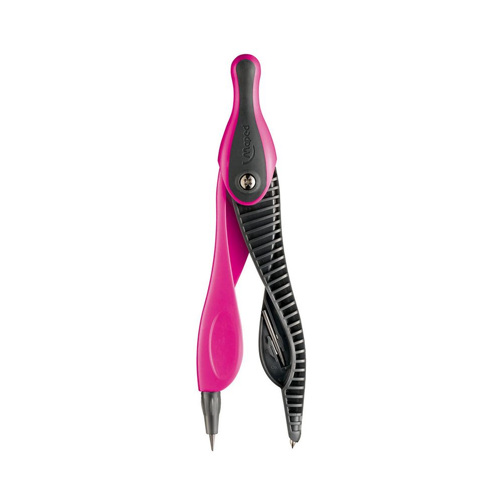 Циркуль пластиковый с грифелем, с безопасной иглой, KID''Z 191510, Maped