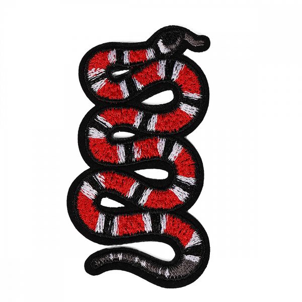 Термоаппликация Змеи 4.5х8.5 см, TBY.2431, уп.2 шт