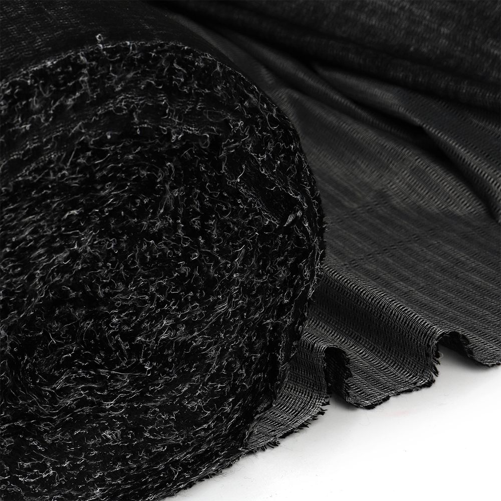 Дублерин трикотажный 65 г/м², черный, шир.150см, 100м