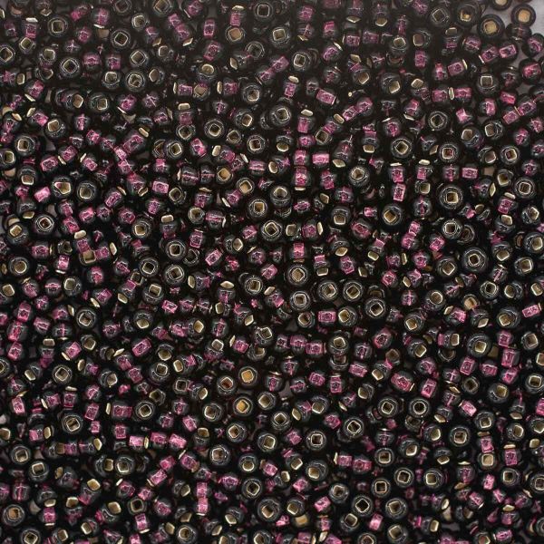 Бисер Preciosa прозрачный с серебр.центром 10/0 (27080), круг.отв, 50 гр