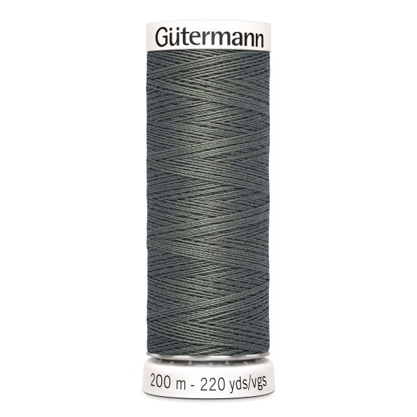 Нитки универсальные Gutermann Sew-all, 200м, 635 каменно-серый, 5 катушек