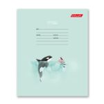 Тетрадь ученическая школьная, выборочные блестки, A5+ 12 л. на скобе, 25 шт, клетка, 000356 Милота, Светоч 12ТСКд5_5_3_1