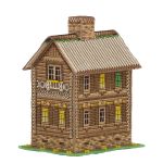 Набор для вышивания нитками Panna, Домик уюта и тишины, 8,5х13,5 см