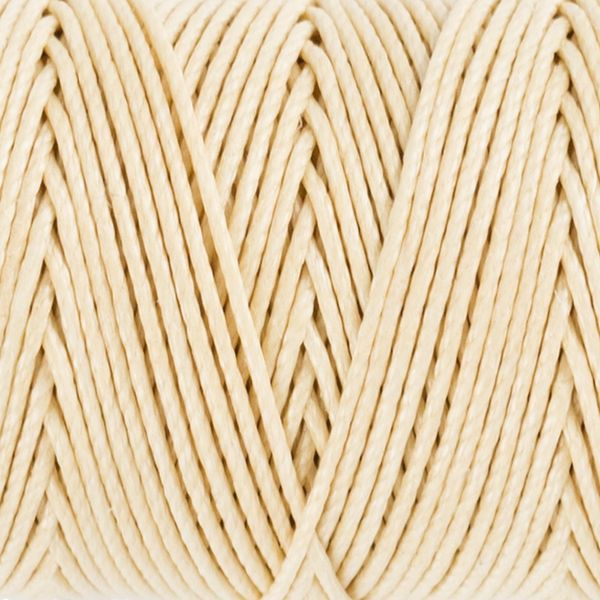 Нитки для кожи вощеные (крученые) 25 м, 004 бежевый, LC-004 Промысел