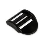 Пряжка регулировочная силовая пластик 25 мм, 100 шт, черный, Gamma SAM002