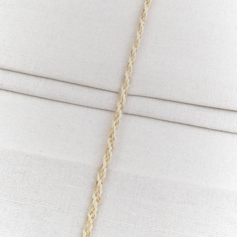 Шнур круглый джут/хлопок 5.0 мм / 30 метров, 1-Н24, 23484