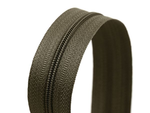 Молния рулонная витая (спираль) Т3 (3 мм) УСИЛЕННАЯ, НА БОБИНЕ, S-157 коричневый (цв.SBS) / кор. 1200 метров