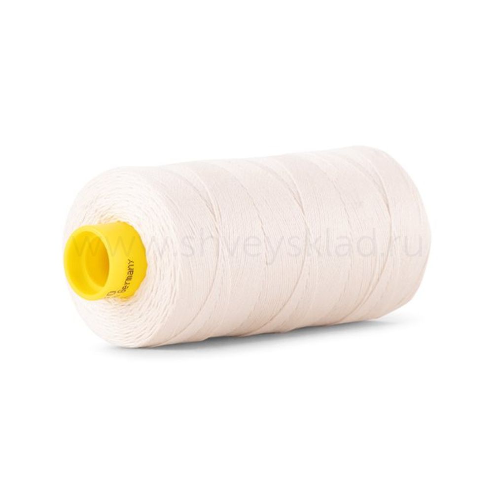 Нить отделочная Gutermann Mara 30/2, 300 м, 702404, 802 молочно-бежевый, 1 шт