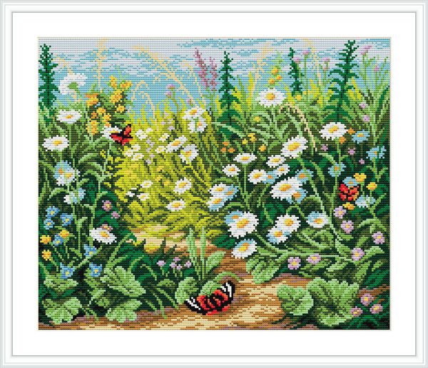 Набор для вышивания нитками МП Студия, Лесная сказка, 40х50 см