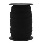 Резинка бельевая (бретелечная) 20.0 мм / 50 метров, черный, ML220.020