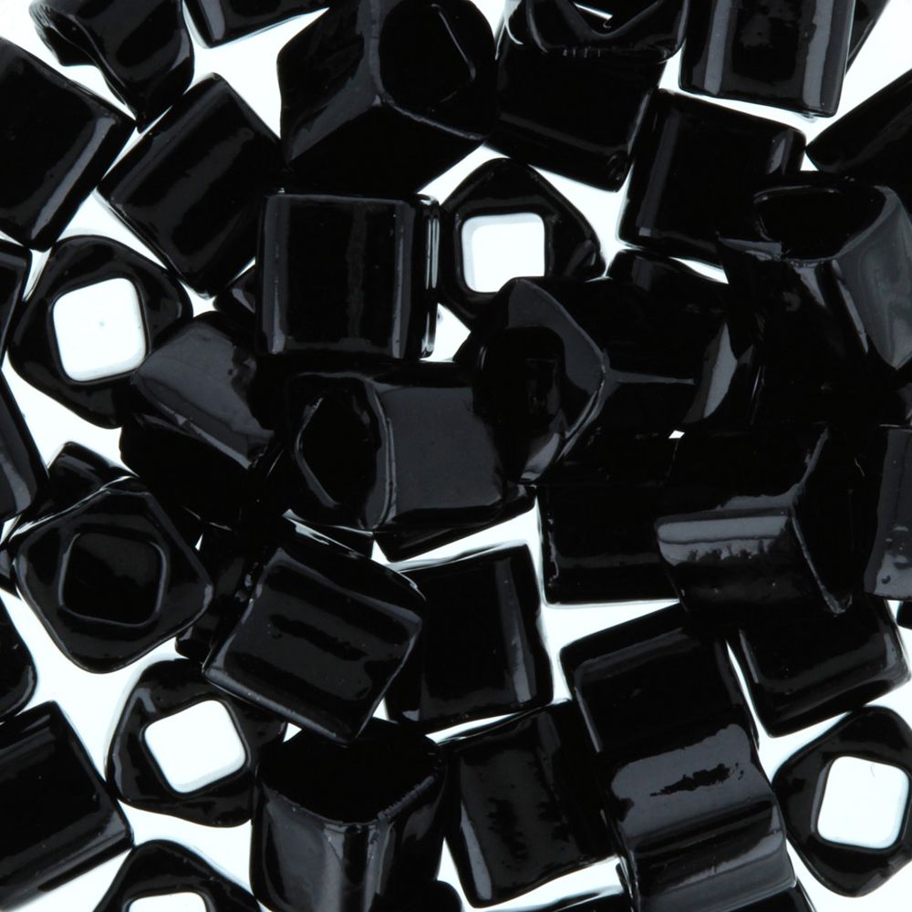 Бисер Toho Cube 1 (4 мм), 5х5 г, 0049 черный