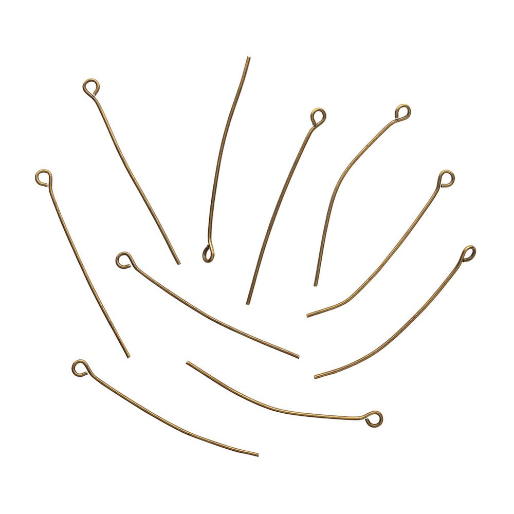 Штифт с петлей 40 мм, 50 шт/упак, Astra&Craft (Латунь) 4AR261/262