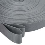 Стропа (ременная лента) 25 мм / 45.5 метров, [15 г/пог.м], серый цв. 1026, ГРХ10034