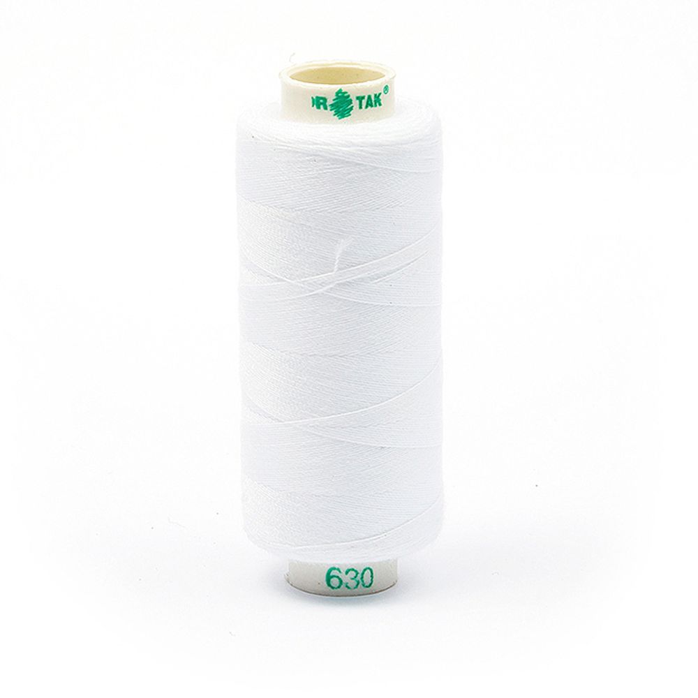 Нитки швейные бытовые Dor Tak 40/2, 366 м / 10 кат., 630 снежно-белый Нитки швейные бытовые Dor Tak 40/2, 366 м / 10 кат., 630 снежно-белый