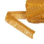 Бахрома отделочная 35.0 мм / 16 метров, 112 золотистый, Gamma А-08