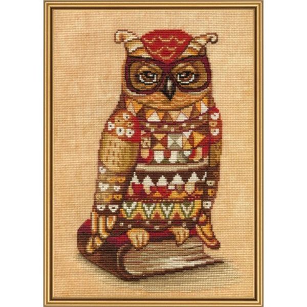 Набор для вышивания нитками Нова Слобода, Умник 26х18см