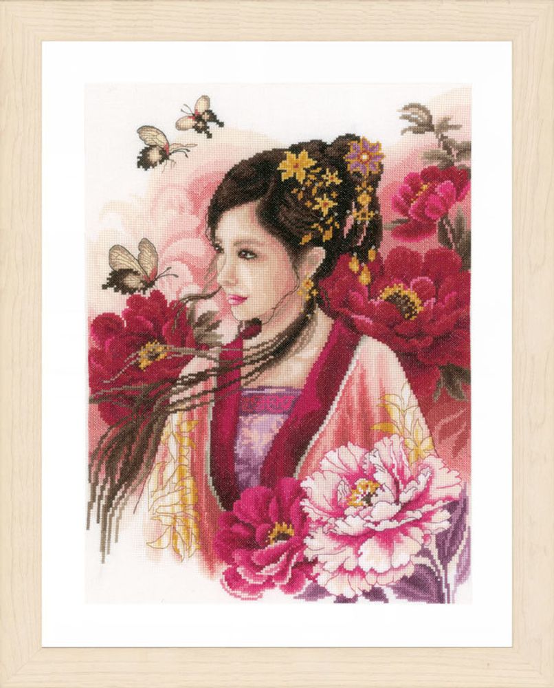 Lanarte, Asian lady in pink, 30х41 см