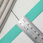 Лента репсовая (в рубчик) 20.0 мм, 121 бирюзовый, уп.18,28 м