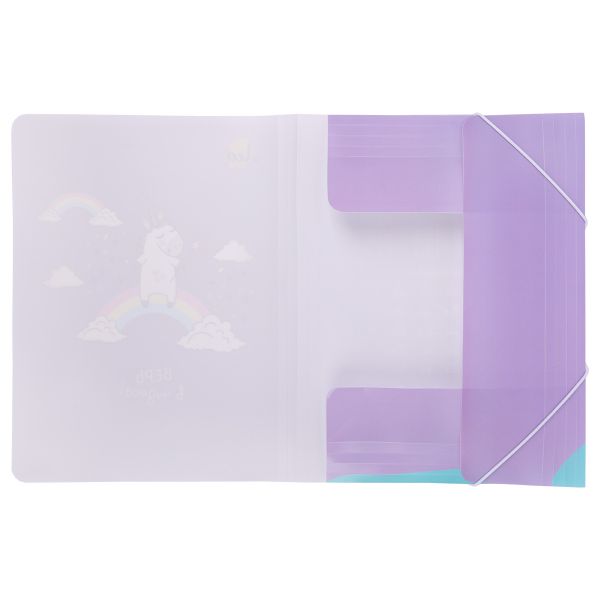 Папка на резинке A4 LRF-06 450 мкм 35 мм, песок, 5 шт, 01-Лама, Лео LRF-06