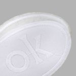 Термоаппликация овал OK 92х60мм (White (белый)), 2 шт, LA560