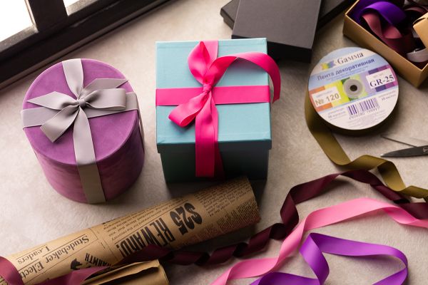 Лента репсовая (в рубчик) 38.0 мм / 45.5 метра, 103 т.синий, Gamma GR-38