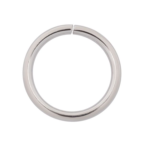 Кольцо разъемное металл in ⌀15 мм (19 мм внешн.), никель, 100 шт