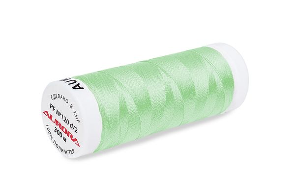 Нитки для креативных работ Aurora №120, 300 м, цв. PF252, 5 катушек