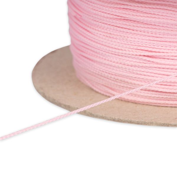 Шнур для мокасин ⌀1.0 мм, 200 м, 318107 / св.розовый, Gamma 1с16