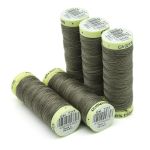 Нитки отделочные Gutermann Top Stitch, 30м, 727 дымчато серо-зеленый, 5 катушек