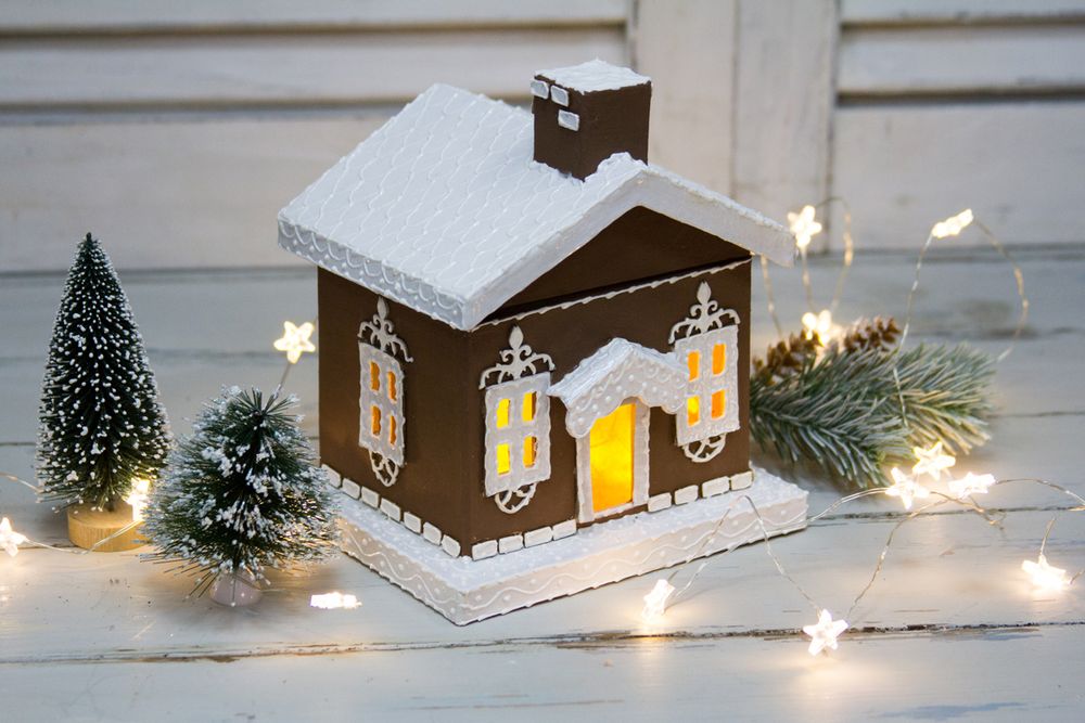 Заготовка из папье-маше Домик, 13х11х15 см, малый, PAM-126 Love2art