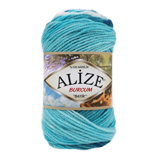 Пряжа Alize (Ализе) Burcum Batik / уп.5 мот. по 100 г, 210м, 1892 секционный A