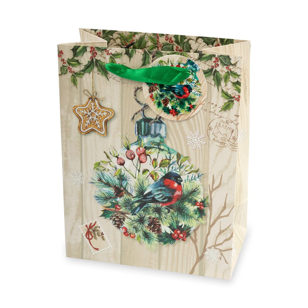 Подарочный пакет 210 г/м², 18х23х10 см, 12 шт, 04, Stilerra NTCS