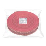 Лента (тесьма) жаккардовая 38.0 мм / 25±1 метров, для пояса, рис 9860 красно/черный №6, Gamma С3822