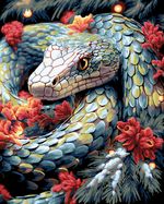 Картина по номерам Фрея PNB/PLDD-259, Волшебная змея, (со светодиодами) 50х40 см