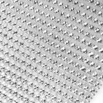 Лента с имитацией страз 120 мм / 9.14 метров, TBYS12 цв.серебро