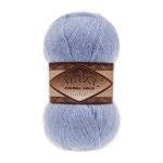 Пряжа Alize (Ализе) Angora Gold Simli / уп.5 мот. по 100 г, 500м, 040 голубой A