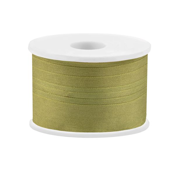 Лента (тесьма) шелковая 13.0 мм / 45.5±0.5 метров, №211 зеленый, Gamma SR-13