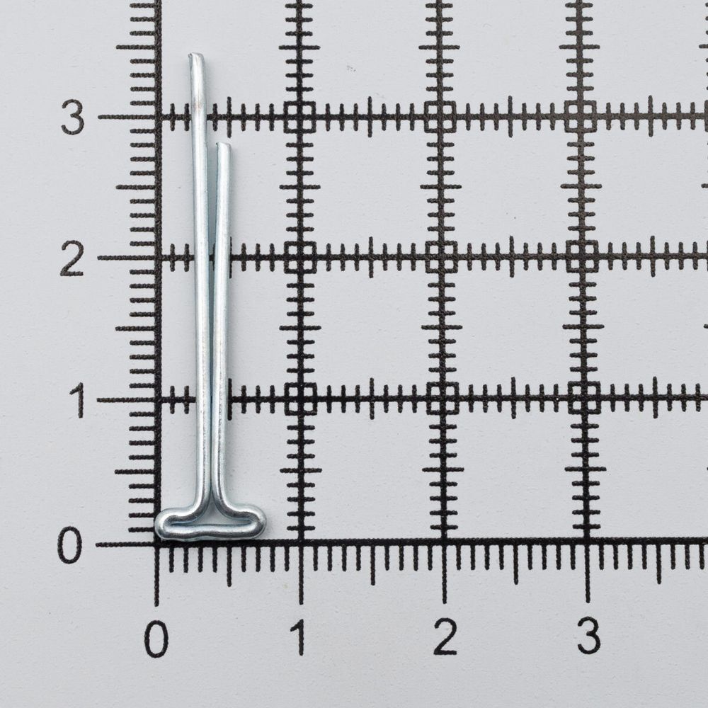 Т-шплинт 2,0х25мм, цинк, (уп.10 шт)