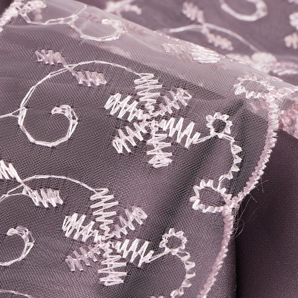 Кружево капроновое 65 мм / 13.7 м, 30011 цв.004 розовый, Kruzhevo