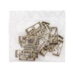 Пряжка ременная металл 10 мм (внешн. 12х26 мм), латунь, 20 шт, BIG