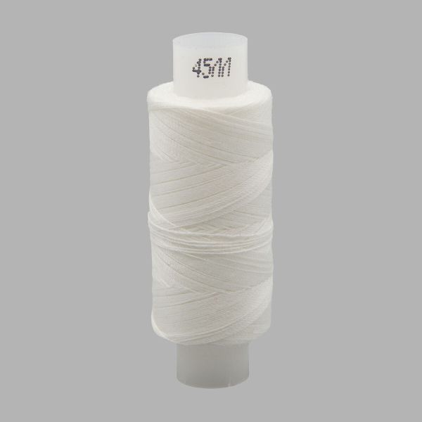 Нитки армированные ПНК им.Кирова 45ЛЛ, бытовые, 200 м / 20 кат., 0101 белый