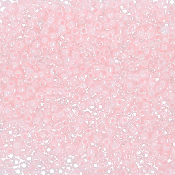 Бисер Toho 15/0 круглый (1.5 мм), 25 г (5х5 г), 0145 св.розовый/перл